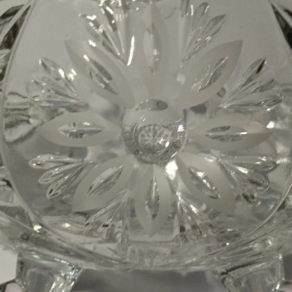Anna Hutte Bleikistall Vintage (70's) Crystal Serveware Candy Dish - Germany